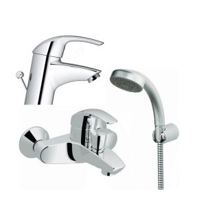 GROHE SET EUROSMART ΜΠΑΤΑΡΙΕΣ ΝΙΠΤΗΡΑ(32925001)+ΛΟΥΤΡΟΥ(33302001)