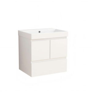 Επιπλο Μπανιου Κρεμαστο 60Χ46Χ62cm AMBROGIO-60 9048-60W με νιπτήρα 5953W-2NEW