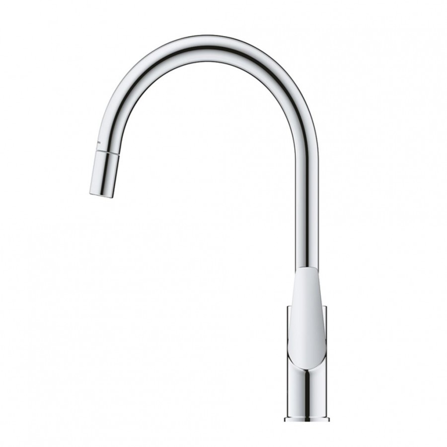 Grohe Bauedge Ψηλη Μπαταριας Κουζινας Παγκου με Ντουζ 30536000