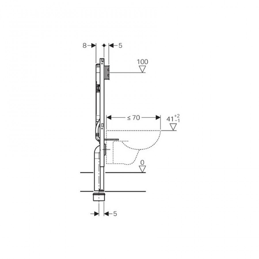 Καζανακι Geberit Sigma 111.796.00.1