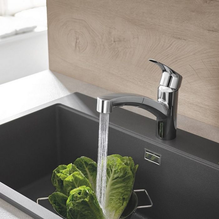 GROHE EUROSMART 30305001 ΧΡΩΜΕ Μπαταρία Κουζίνας Πάγκου 