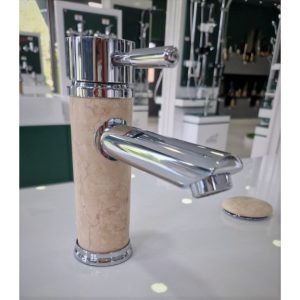 Ορειχάλκινη Μπαταρία Νιπτήρος Χρωμέ ICL 1458234S Hover Image