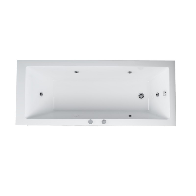 Μπανιέρα υδρομασάζ ICSH BG 177050 W L 170Χ70Χ50cm