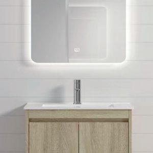 Έπιπλο μπάνιου κρεμαστό πλήρες σετ Domistyle 80X47cm BS-009-80