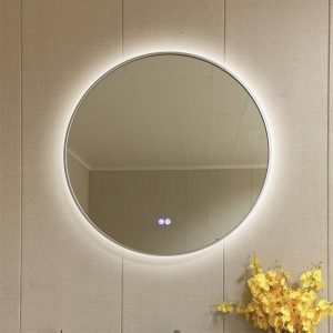 ΚΑΘΡΕΦΤΗΣ ΜΠΑΝΙΟΥ  80Χ80CM με LED φωτισμό ICL 1855/80 SATIN