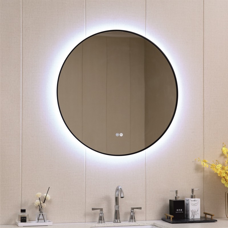 ΚΑΘΡΕΦΤΗΣ ΜΠΑΝΙΟΥ  80Χ80CM με LED φωτισμό ICL 1855/80