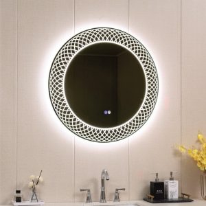 ΚΑΘΡΕΦΤΗΣ ΜΠΑΝΙΟΥ  80Χ80CM με LED φωτισμό ICL 1856
