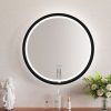 ΚΑΘΡΕΦΤΗΣ ΜΠΑΝΙΟΥ  60Χ60CM με LED φωτισμό ICL 1857B-60 Wooden
