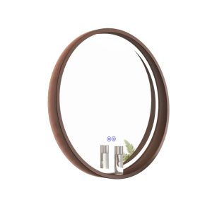 ΚΑΘΡΕΦΤΗΣ ΜΠΑΝΙΟΥ  60Χ60CM με LED φωτισμό ICL 1857WOODEN-60 Hover Image