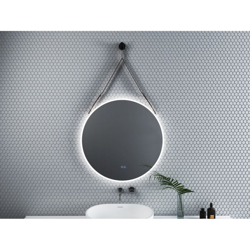 ΚΑΘΡΕΦΤΗΣ ΜΠΑΝΙΟΥ  80Χ80CM με LED φωτισμό ICL 1909DB