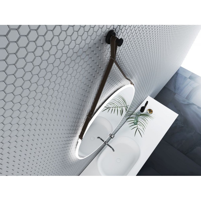 ΚΑΘΡΕΦΤΗΣ ΜΠΑΝΙΟΥ  80Χ80CM με LED φωτισμό ICL 1909DB