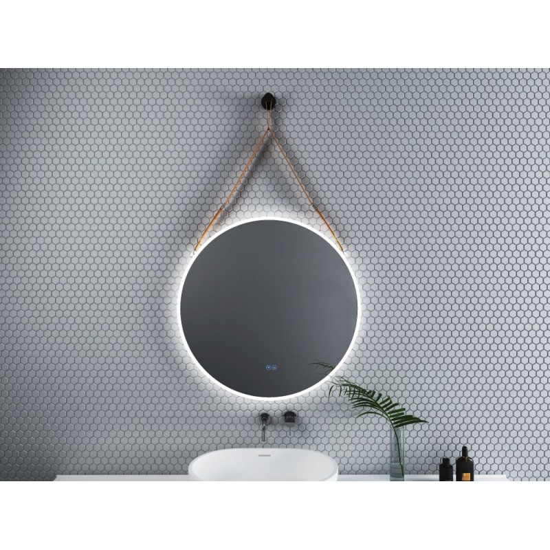 ΚΑΘΡΕΦΤΗΣ ΜΠΑΝΙΟΥ  80Χ80CM με LED φωτισμό ICL 1909LB