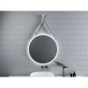 ΚΑΘΡΕΦΤΗΣ ΜΠΑΝΙΟΥ  80Χ80CM με LED φωτισμό ICL 1909WHITE