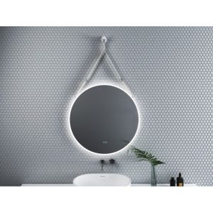ΚΑΘΡΕΦΤΗΣ ΜΠΑΝΙΟΥ  80Χ80CM με LED φωτισμό ICL 1909WHITE