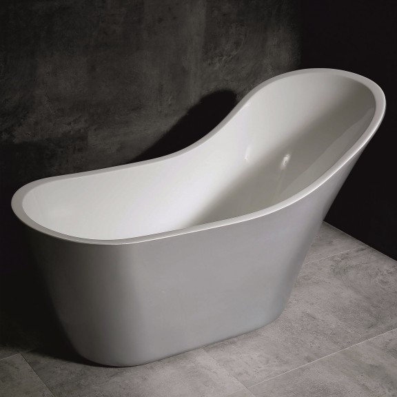 Μπανιερα Ελευθερης Τοποθετησης Icsh LB 1950s(Silver) 153X71.5X90cm