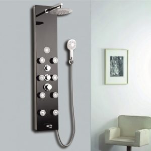 Στηλη Υδρομασαζ ICSH 3024B Black