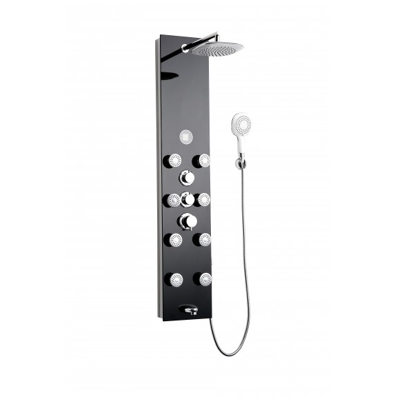 Στηλη Υδρομασαζ ICSH 3024B Black