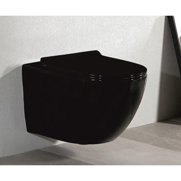 Κρεμαστή λεκάνη ICC 3755B BIDET(Μαύρο)