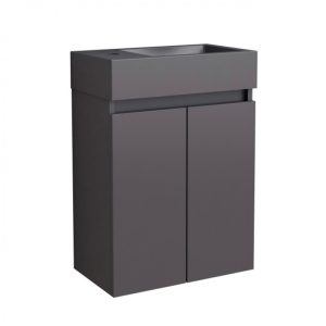 Σετ επιπλο μπάνιου 4242MB  κρεμαστο 42Χ25Χ60cm με νιπτήρα