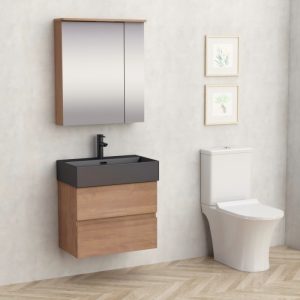 Έπιπλο μπάνιου  κρεμαστό με νιπτήρα COMPACT 5847 60X36X60cm Hover Image