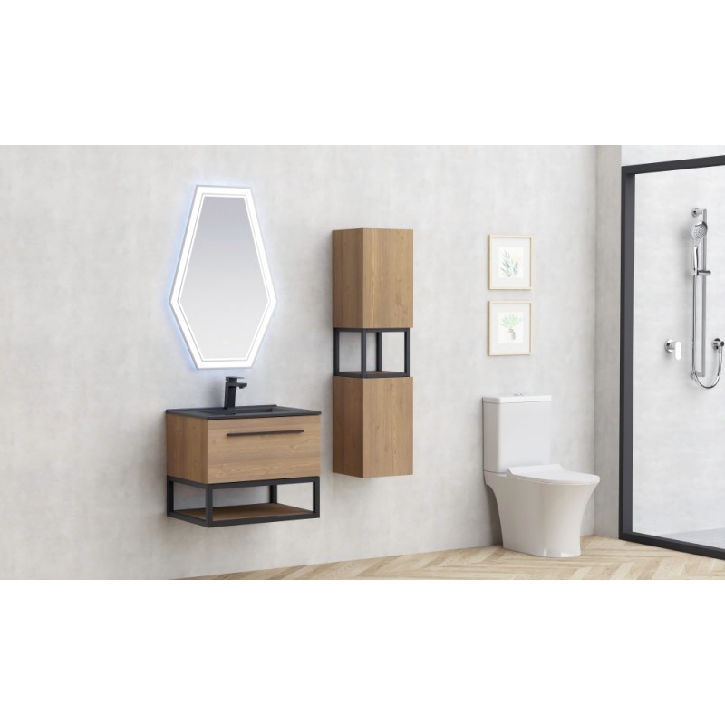 Επιπλο Μπανιου Κρεμαστο 60Χ45cm ICP 6050-039  με νιπτήρα 6066B