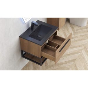 Επιπλο Μπανιου Κρεμαστο 60Χ45cm ICP 6050-039  με νιπτήρα 6066B Hover Image
