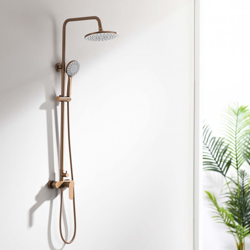 Στηλη Ντουζ 2 Εξοδων Trento Icf 6237 ROSE GOLD 