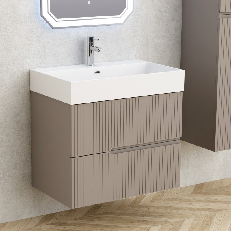 Έπιπλο μπάνιου ELORIA 7056BR Καφέ 45X71X66,5cm