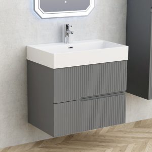 Έπιπλο μπάνιου ELORIA 7056 GREY 45X71X66,5cm Hover Image