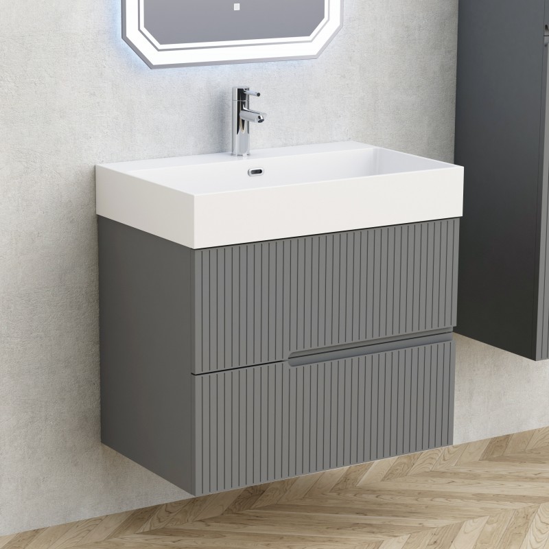 Έπιπλο μπάνιου ELORIA 7056 GREY 45X71X66,5cm