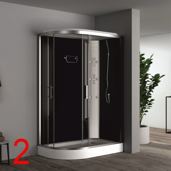 ΚΑΜΠΙΝΑ ΥΔΡΟΜΑΣΑΖ ICSH8115 NEW 120Χ80Χ215cm