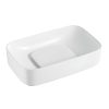 Νιπτήρας πορσελάνης 901W WHITE 60Χ37,5Χ14cm