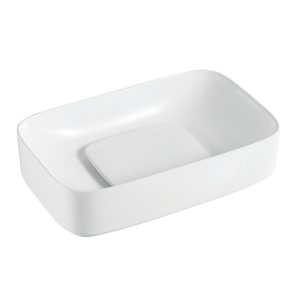 Νιπτήρας πορσελάνης 901W WHITE 60Χ37,5Χ14cm