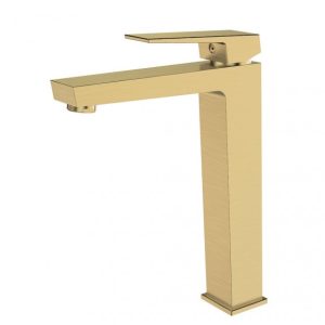 Mπαταρια Νιπτηρα Παγκου Ψηλη Icf 1418191 Βrush Gold
