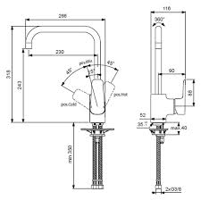 Μπαταρία κουζίνας IDEAL STANDARD CERAPLAN 3 υψηλή επικαθήμενη Hover Image