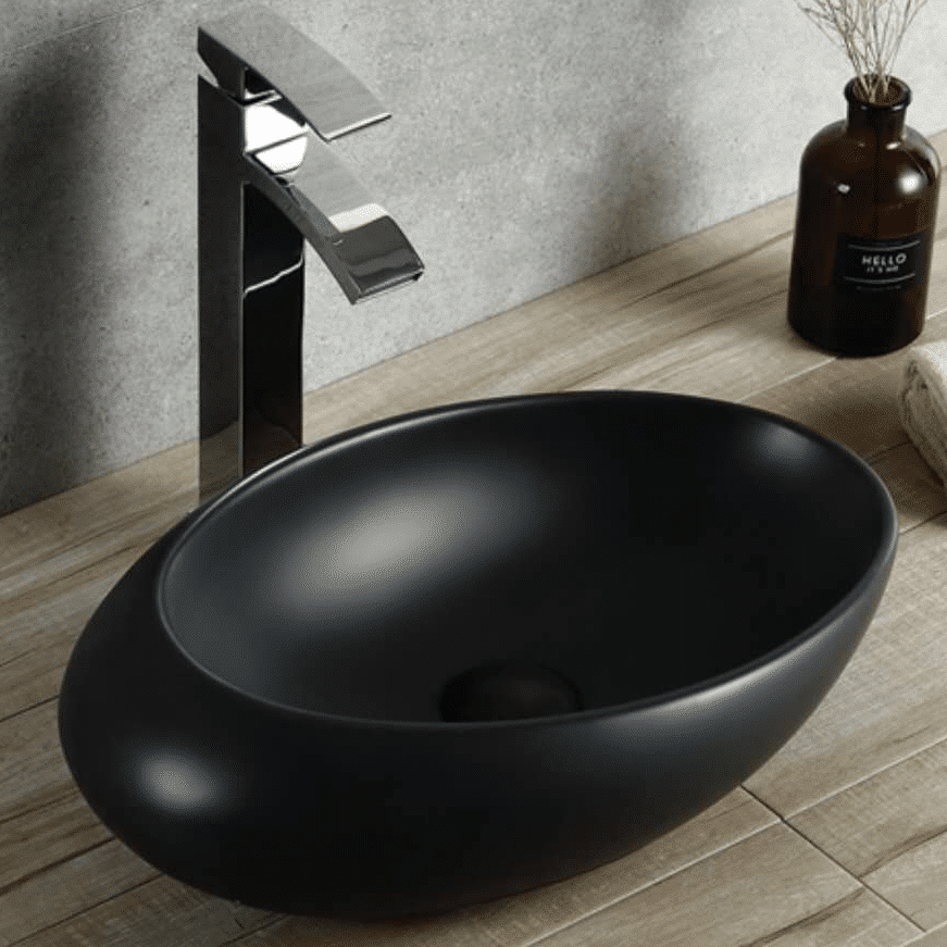 ΝΙΠΤΗΡΑΣ ΠΟΡΣΕΛΑΝΗΣ 49Χ30cm CERAMITA F285 BLACK MATT