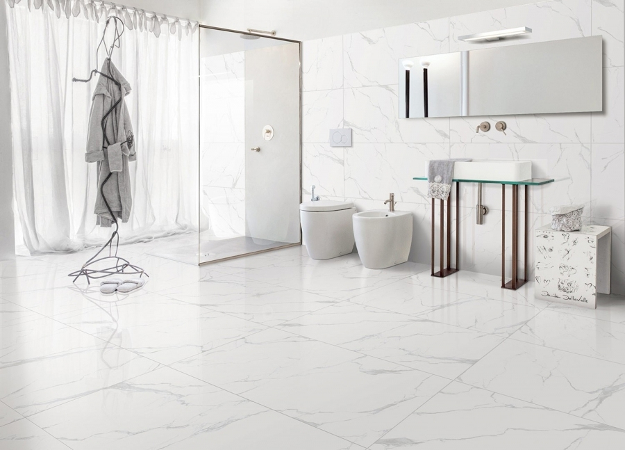 Πλακακι Γρανιτης 60Χ120 Σειρα Elegant Statuario Satin