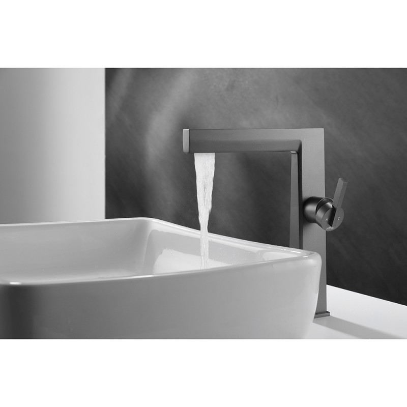 Μπαταρια Νιπτηρα Ψηλη Παγκου Koni Icf 116223GG Gun Gray