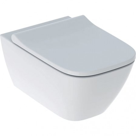 GEBERIT SMYLE SQUARE RIMFREE 500.208.01.1 ΛΕΚΑΝΗ ΚΡΕΜΑΣΤΗ ΜΕ ΚΑΘΙΣΜΑ SOFT CLOSE 54cm
