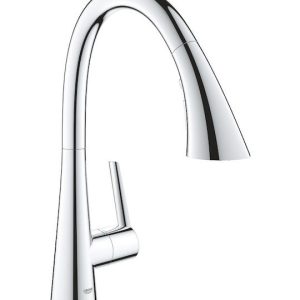 GROHE ZEDRA 32294002 MΠΑΤΑΡΙΑ ΚΟΥΖΙΝΑΣ ΧΡΩΜΕ ΠΑΓΚΟΥ ΜΕ ΑΠΟΣΠΩΜΕΝΟ ΝΤΟΥΖ
