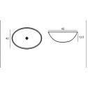 Nιπτηρας Επιτραπεζιος Interceramic ICC 042B Black