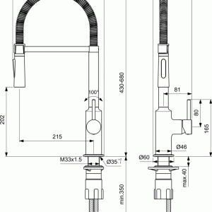 IDEAL STANDARD CERALOOK ΜΠΑΤΑΡΙΑ ΚΟΥΖΙΝΑΣ ΒC302AA Hover Image