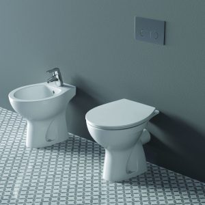Ideal Standard Eurovit Λεκανη Υψηλης Πιεσης Πισω σιφωνι με Καλυμμα(W333101)