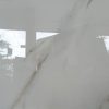 Πλακάκι δαπέδου γυαλισμένος γρανίτης 60x60 Aura statuario white ρεκτιφικατο.