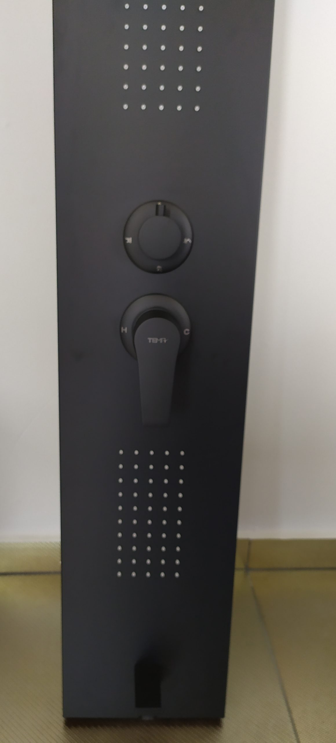 ΣΤΗΛΗ ΥΔΡΟΜΑΣΑΖ ΤΕΜΑ 53100-1 BLACK MATT