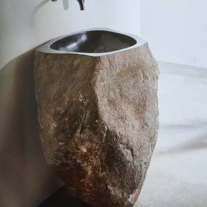 Πέτρινος νιπτήρας επιδαπέδιος ελεύθερης τοποθετησης Riverstone