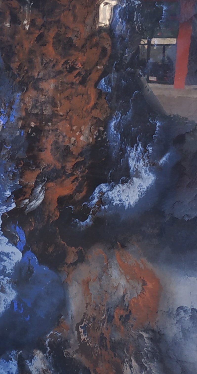 Πλακάκι δαπέδου γρανίτης 60*120cm Rainbow cloud(High Gloss)