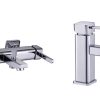 InterCeramic Quatro Σετ Μπαταριες νιπτηρα+λουτρου Icf 148900