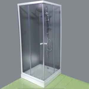Καμπινα Ντουζιερας 80Χ80Χ180cm Tετραγωνη White G