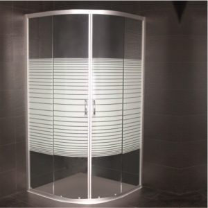 KAΜΠΙΝΑ ΝΤΟΥΣ ΗΜΙΚΥΚΛΙΚΗ 80x80x185 ΙΝΤERCERAMIC 585